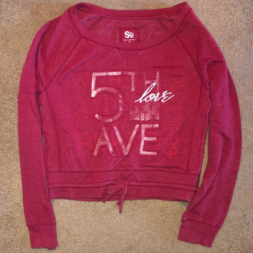Girls Long Sleeve Light sweatshirt/ heavy long sleeve SO Brand very soft